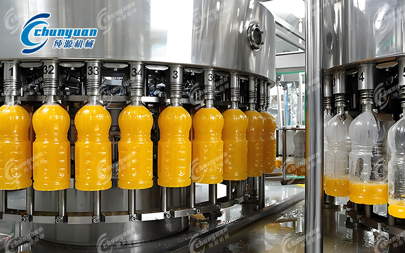 高效全自動果汁灌裝機-3